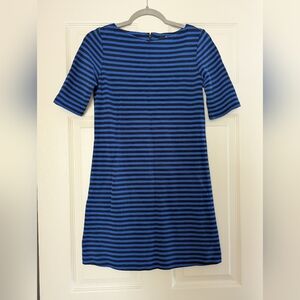 Uniqlo | Size S | Black/Blue Striped Dress
